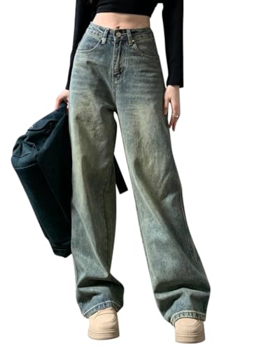 Minetom Freizeithosen Damen Jeanshosen Cargo Hose Jogginghose Cargohose Multi Taschen Denim Hose Straight Baggy Jeans Hosen Streetwear R Schwarz XS Minetom Freizeithosen Damen Jeanshosen Cargo Hose Jogginghose Cargohose Multi Taschen Denim Hose Straight Baggy Jeans Hosen Streetwear R Schwarz XS von Minetom