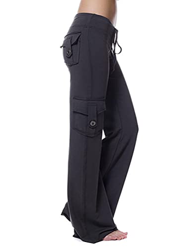 Minetom Jogginghose Damen Yoga Hose Mit Taschen Kordelzug Sporthose Frauen Sweatpants Elastischer Bund Freizeithose B Schwarz L Minetom Jogginghose Damen Yoga Hose Mit Taschen Kordelzug Sporthose Frauen Sweatpants Elastischer Bund Freizeithose B Schwarz L von Minetom