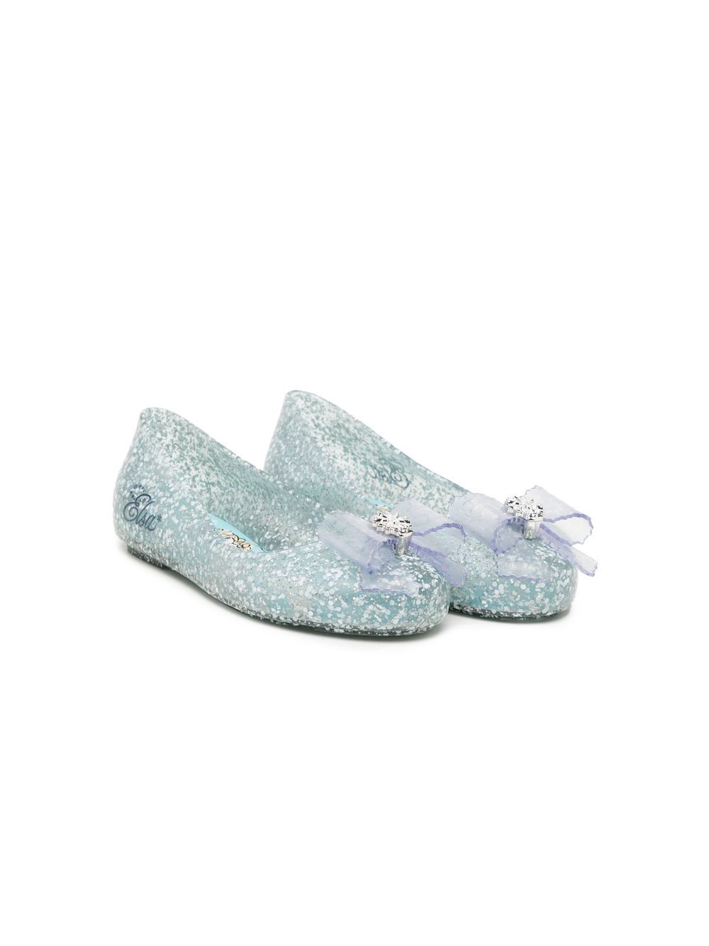 Mini Melissa Ballerinas mit Schleifendetail - Blau von Mini Melissa