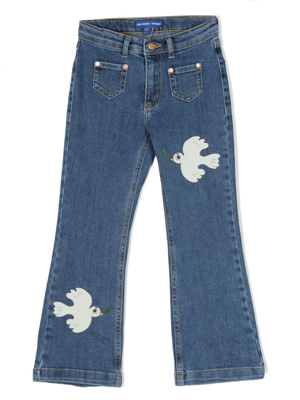 Mini Rodini Jeans aus Bio-Baumwolle - Blau von Mini Rodini