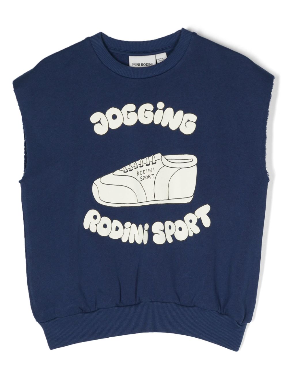 Mini Rodini T-Shirt mit Logo-Print - Blau von Mini Rodini