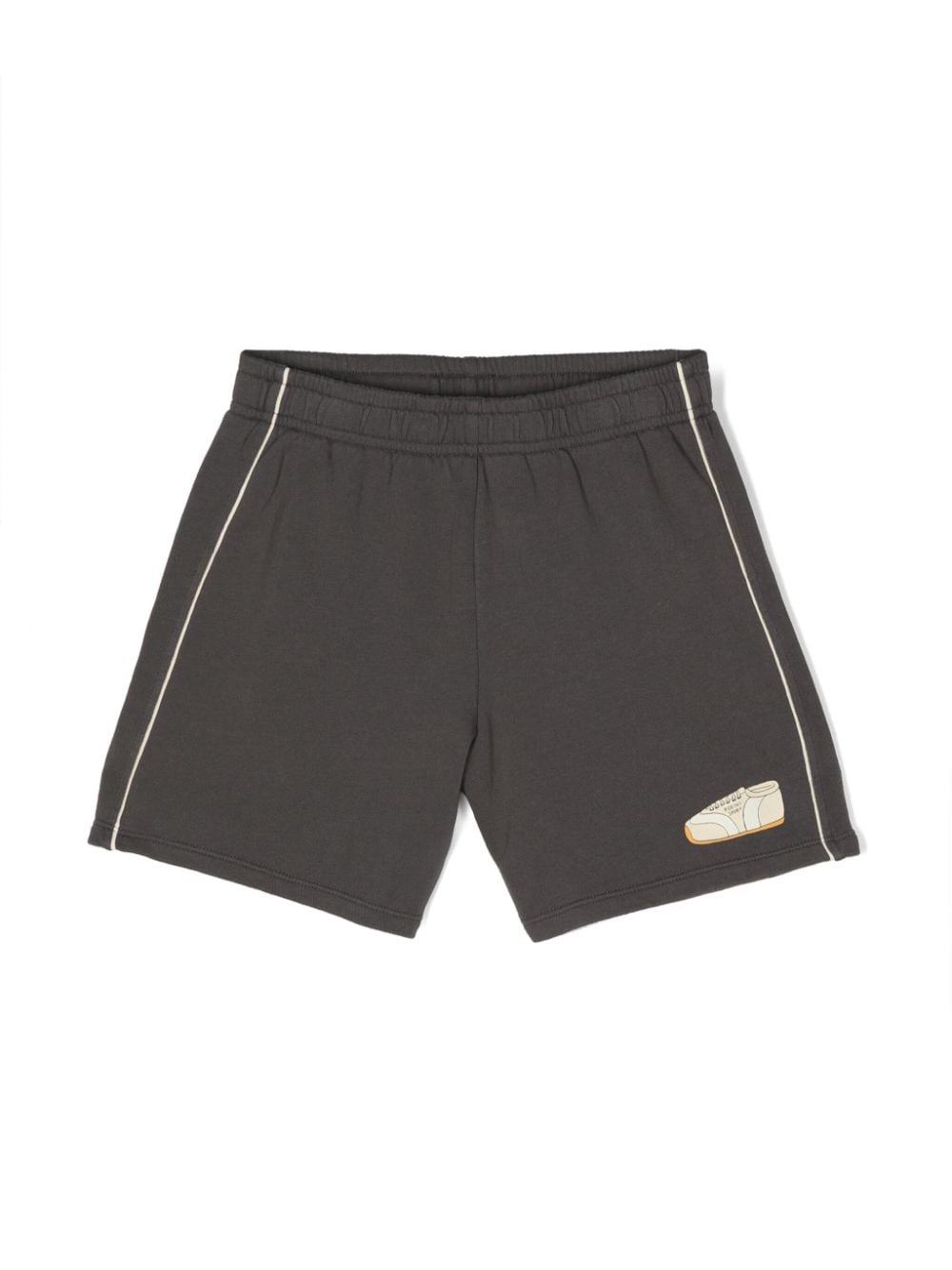 Mini Rodini Jersey-Shorts mit Logo-Print - Grau von Mini Rodini