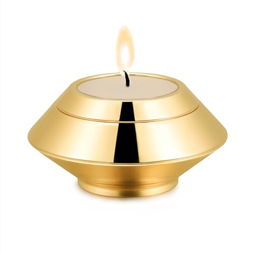 Minicremation Urne für menschliche Asche, Edelstahl, Kerzenaschehalter, Andenkenurne für Asche, Kerzenständer, Mini-Bestattungsurnen für Haustierasche Minicremation Urne für menschliche Asche, Edelstahl, Kerzenaschehalter, Andenkenurne für Asche, Kerzenständer, Mini-Bestattungsurnen für Haustierasche von Minicremation
