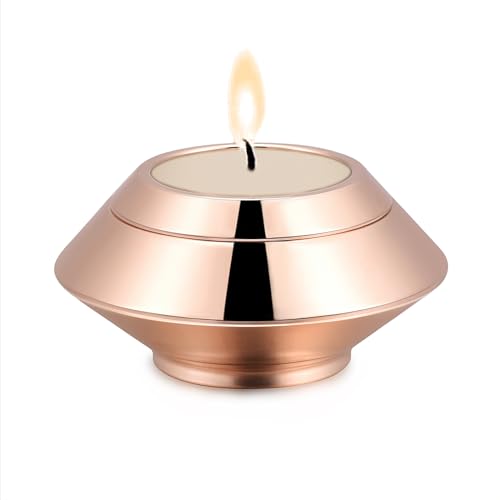 Minicremation Urne für menschliche Asche, Edelstahl, Kerzenaschehalter, Andenkenurne für Asche, Kerzenständer, Mini-Bestattungsurnen für Haustierasche Minicremation Urne für menschliche Asche, Edelstahl, Kerzenaschehalter, Andenkenurne für Asche, Kerzenständer, Mini-Bestattungsurnen für Haustierasche von Minicremation