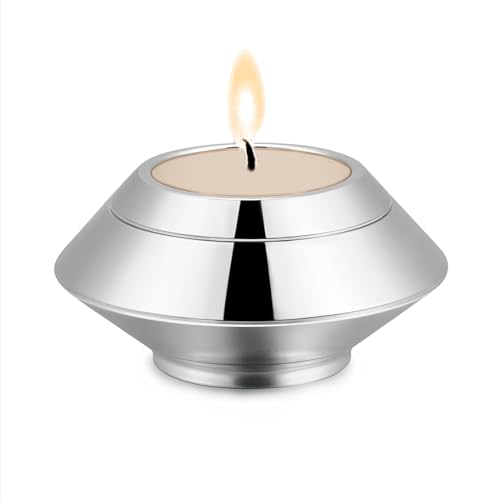 Minicremation Urne für menschliche Asche, Edelstahl, Kerzenaschehalter, Andenkenurne für Asche, Kerzenständer, Mini-Bestattungsurnen für Haustierasche Minicremation Urne für menschliche Asche, Edelstahl, Kerzenaschehalter, Andenkenurne für Asche, Kerzenständer, Mini-Bestattungsurnen für Haustierasche von Minicremation