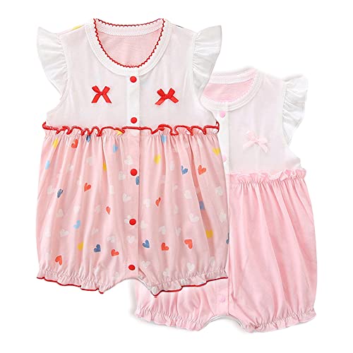 Minizone Baby Pyjama 2er Pack - Kurzarm Strampler Sommer Jumpsuits Mädchen Spielanzug für Neugeborenes 9-12 Monate Minizone Baby Pyjama 2er Pack - Kurzarm Strampler Sommer Jumpsuits Mädchen Spielanzug für Neugeborenes 9-12 Monate von Minizone