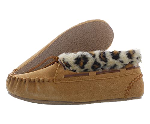 Minnetonka Damen Jacqueline Mokassin Indoor/Outdoor Slipper, Zimt, 35.5 EU von Minnetonka