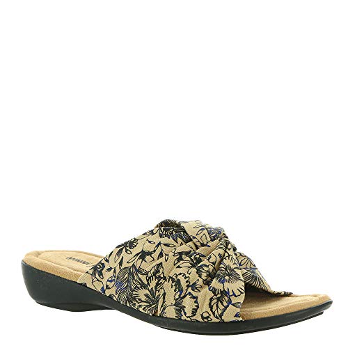 Minnetonka Sarong Damen-Sandalen, Khaki-Floral, 38 EU von Minnetonka