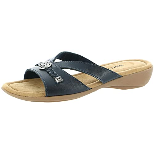 Minnetonka Siesta Damen-Sandalen, Marineblau, 35 EU von Minnetonka