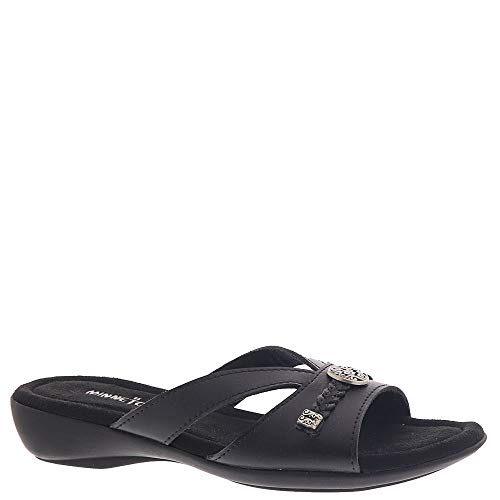 Minnetonka Siesta Damen-Sandalen, Schwarz, 12 Narrow von Minnetonka