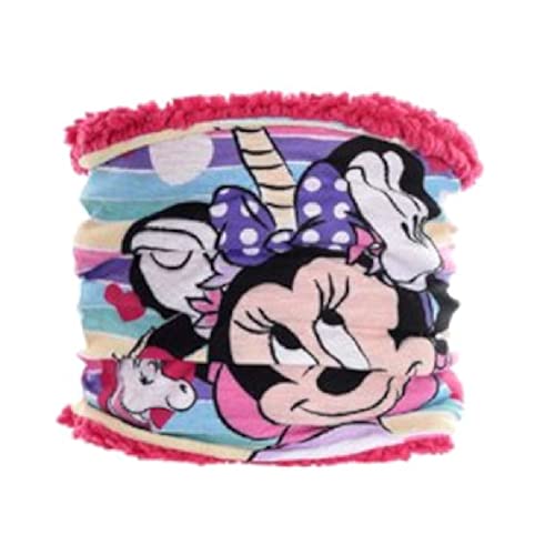 Minnie Maus Kinder Schal Fleece Bandana Snood Halstuch Tuch Schlauchschal Loop (Einhorn) von Minnie