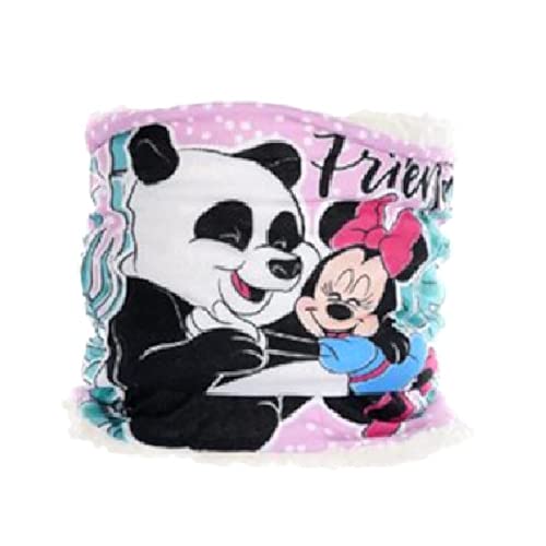 Minnie Maus Kinder Schal Fleece Bandana Snood Halstuch Tuch Schlauchschal Loop (Panda) von Minnie