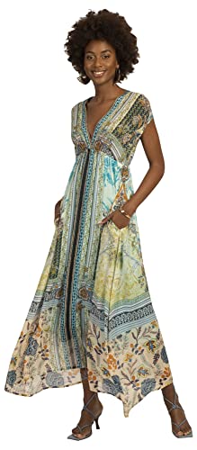 Mint & Mia Damen Dress Benita Kleid, mehrfarbig, 44 von Mint & Mia