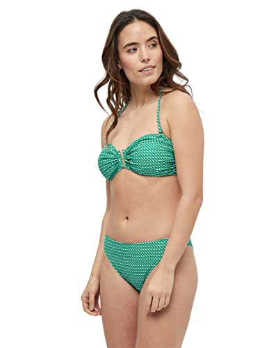 Minus Damen Bikinioberteil Cilia Bikini, 3404P Green Logo Print, L von Minus