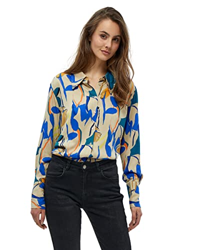 Minus Damen Binna Shirt 2 Blau 40 von Minus