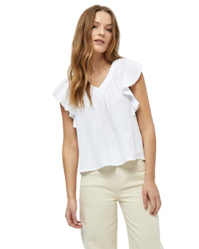 Minus Damen Hemma Top 4 Oberteil, 200 White, 36 von Minus