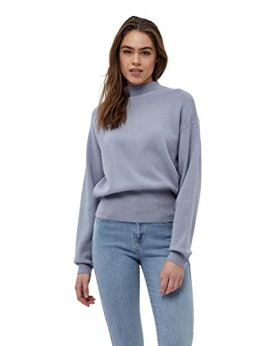 Minus Damen Jose Knit Turtleneck Strick Rollkragen, 501 Dusty Blue, M von Minus