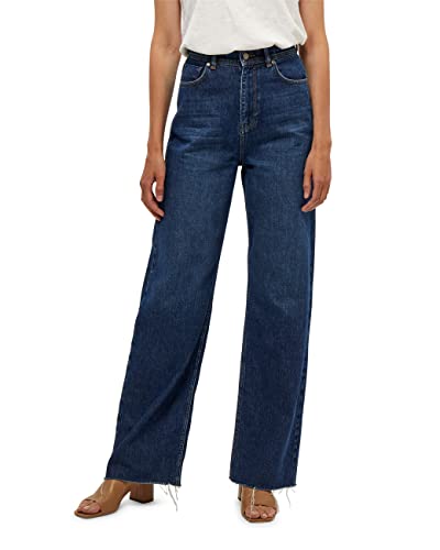 Minus Damen Joy Denim Jeanshose, 006 Dark Denim, 40 von Minus