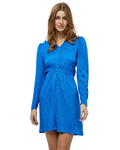 Minus Damen Lucia Kurzes Kleid, 1202 Ocean Blue, 42 von Minus