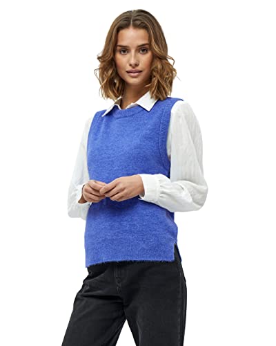 Minus Damen Madia Knit Vest Blau Xl von Minus