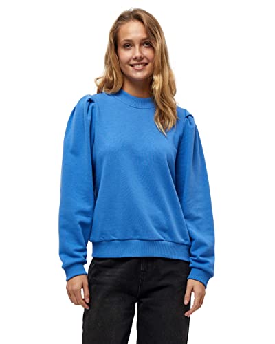 Minus Mika Crew Neck Lange Ärmel Sweat Pullover | Pullover Damen In Blau | Frühling Pulli Damen | Größe M von Minus