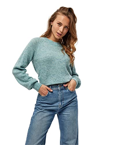 Minus ,Women's ,Rosia knit pullover, 5003 Misty blue melange ,L von Minus