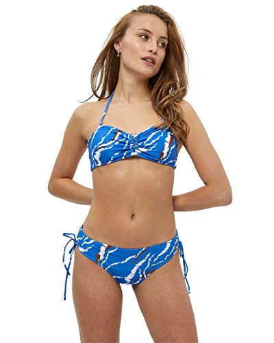 Minus Women's Amabel Bikini Bottom, Denim Blue Graphic Print, XXL von Minus