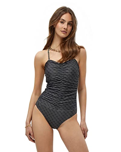 Minus Women's Fenna Swimsuit, Expresso Logo Print, M von Minus