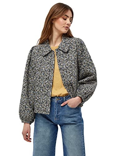 Minus Women's Mavis Jacket, 9328 Misty Blue Flower Print, 38 von Minus