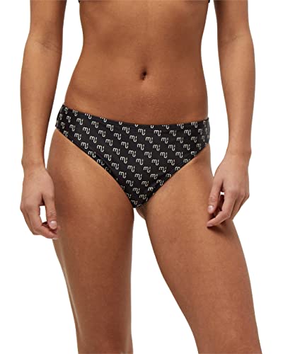 Minus Women's Nabina Bikini Bottom, Black Logo Print, M von Minus