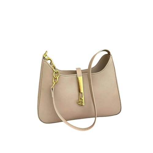 MiqiZWQ UmhäNgetasche Damen Damenmodete Schulter -Unterarmtasche Reißverschluss Kleine Dame Handtaschen Lässige Hobo -Taschen-Khaki-A von MiqiZWQ