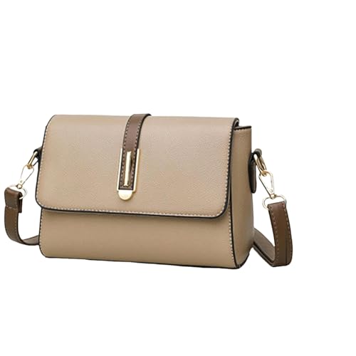 MiqiZWQ UmhäNgetasche Damen Fashion Crossbody Bag Messenger Bag Vielseitige Sling Schulter Frauenbeutel Kleine Handtaschen-Khaki-A von MiqiZWQ