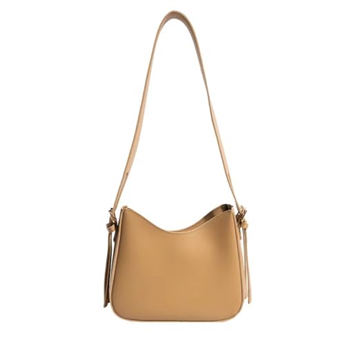 MiqiZWQ UmhäNgetasche Damen Frühlings- Und Sommer -Einfache Schulter -Cross -Body -Body -Frauen -Tasche, Die Kleine Tasche Frauen -Mode -Achselhöhlen -Tasche Pendeln-Khaki von MiqiZWQ