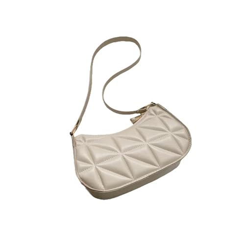 MiqiZWQ UmhäNgetasche Damen Mode Umhängetasche Für Frauen Mit Geometrischem Retro -Freizeit -Handtasche Nischen -Trend -Dinner -Tasche Unterarmtasche-Khaki von MiqiZWQ