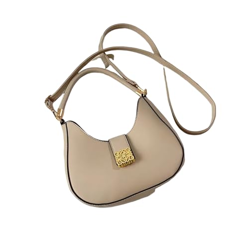 MiqiZWQ UmhäNgetasche Damen Modetrend Damen Achselhöhlenbeutel Mädchen Einzelner Schulterkreuzkörper Einfacher Handtasche Kreuz Quadrat-Khaki von MiqiZWQ