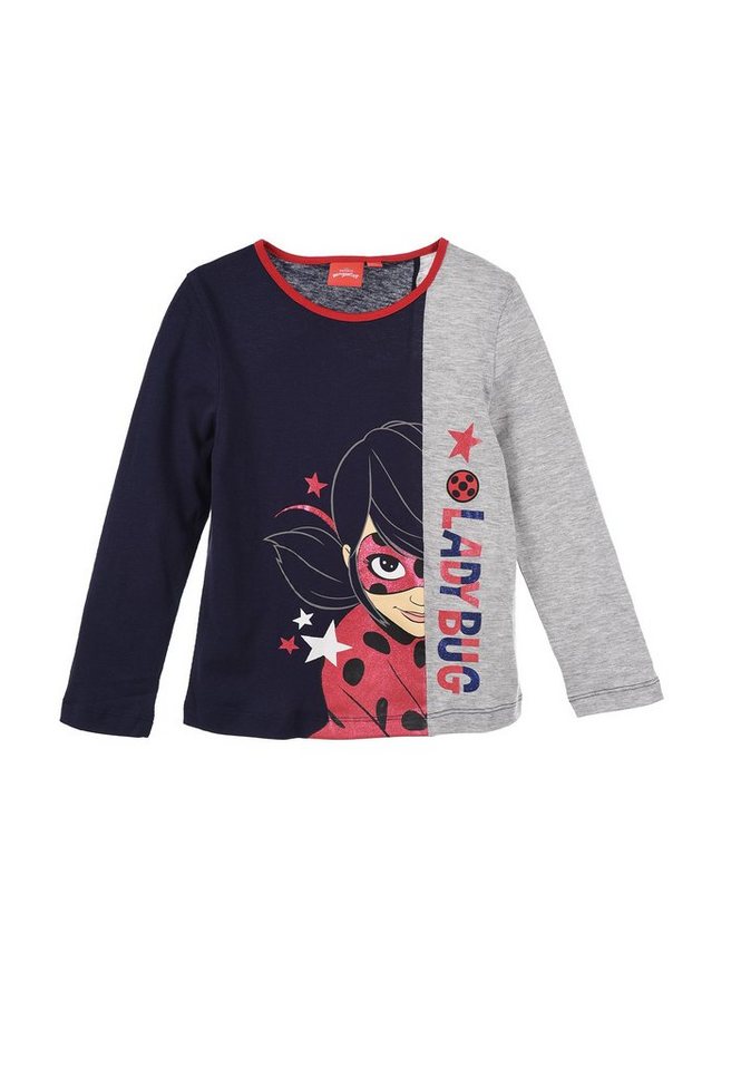 Miraculous - Ladybug Langarmshirt Kinder Mädchen Oberteil Langarm Shirt von Miraculous - Ladybug