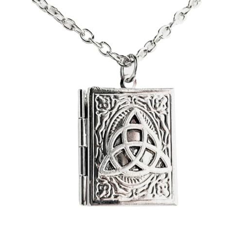 Mirweon Mystical Book Medaillon Halskette Ornament Einzigartiger Anhänger Halskette Zarte Buch Medaillon Anhänger Halsketten Mirweon Mystical Book Medaillon Halskette Ornament Einzigartiger Anhänger Halskette Zarte Buch Medaillon Anhänger Halsketten von Mirweon