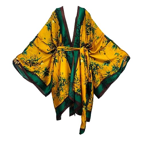 Übergröße, Sommer-Cardigan, modisch, sexy, afrikanisch, Urlaub, Party, langärmelig, Seidengefühl, Kimono, Kaftan, Farbe 12, Lange Übergröße, Sommer-Cardigan, modisch, sexy, afrikanisch, Urlaub, Party, langärmelig, Seidengefühl, Kimono, Kaftan, Farbe 12, Lange von Misryssa