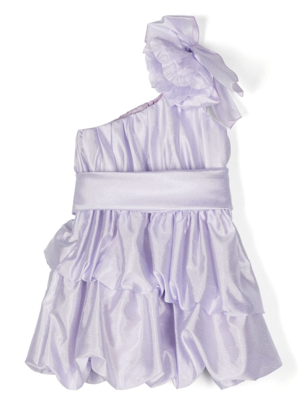 Miss Grant Kids Organza-Kleid mit Blumenapplikation - Violett von Miss Grant Kids