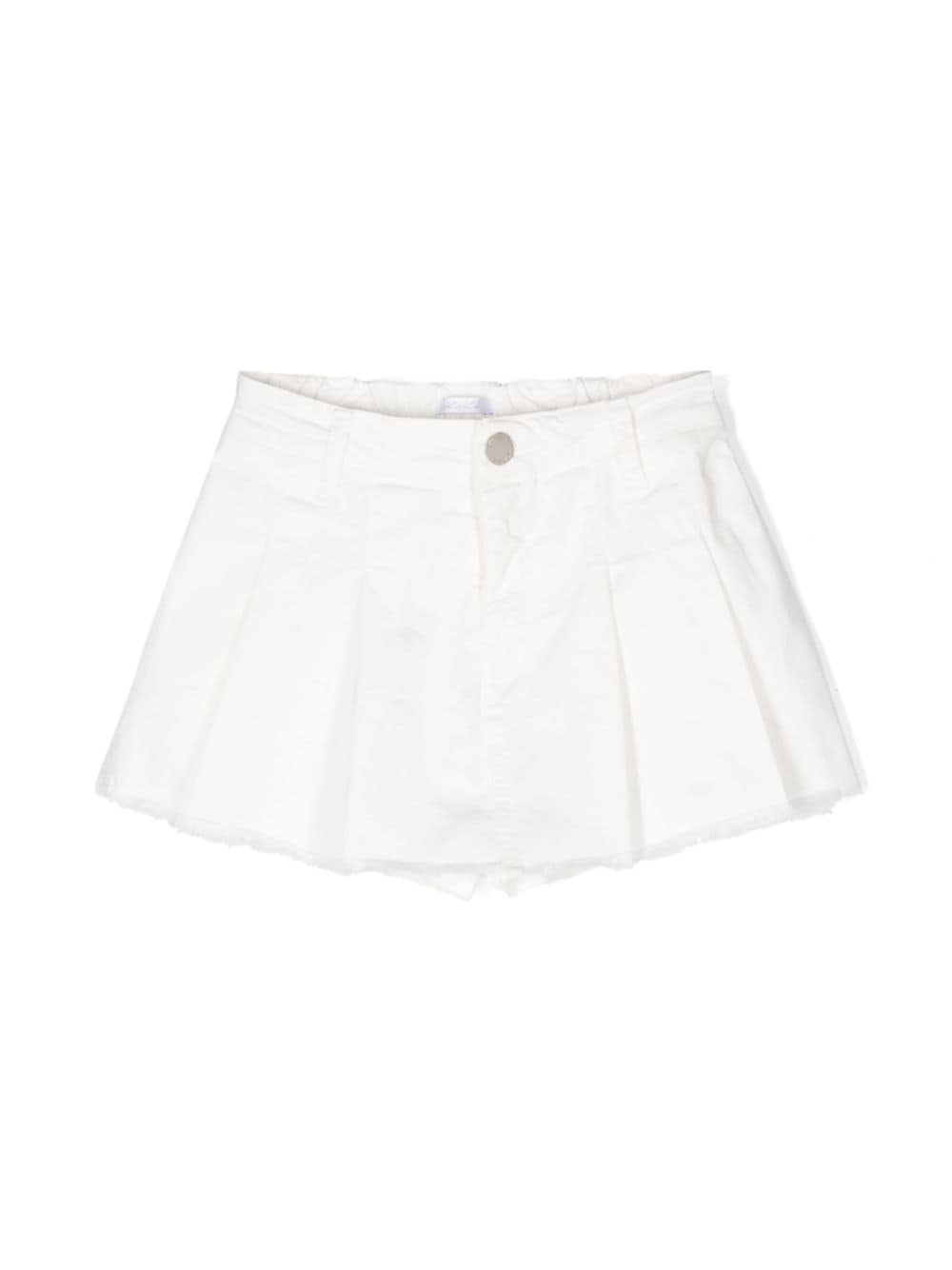 Miss Grant Kids Shorts mit Falten - Weiß von Miss Grant Kids