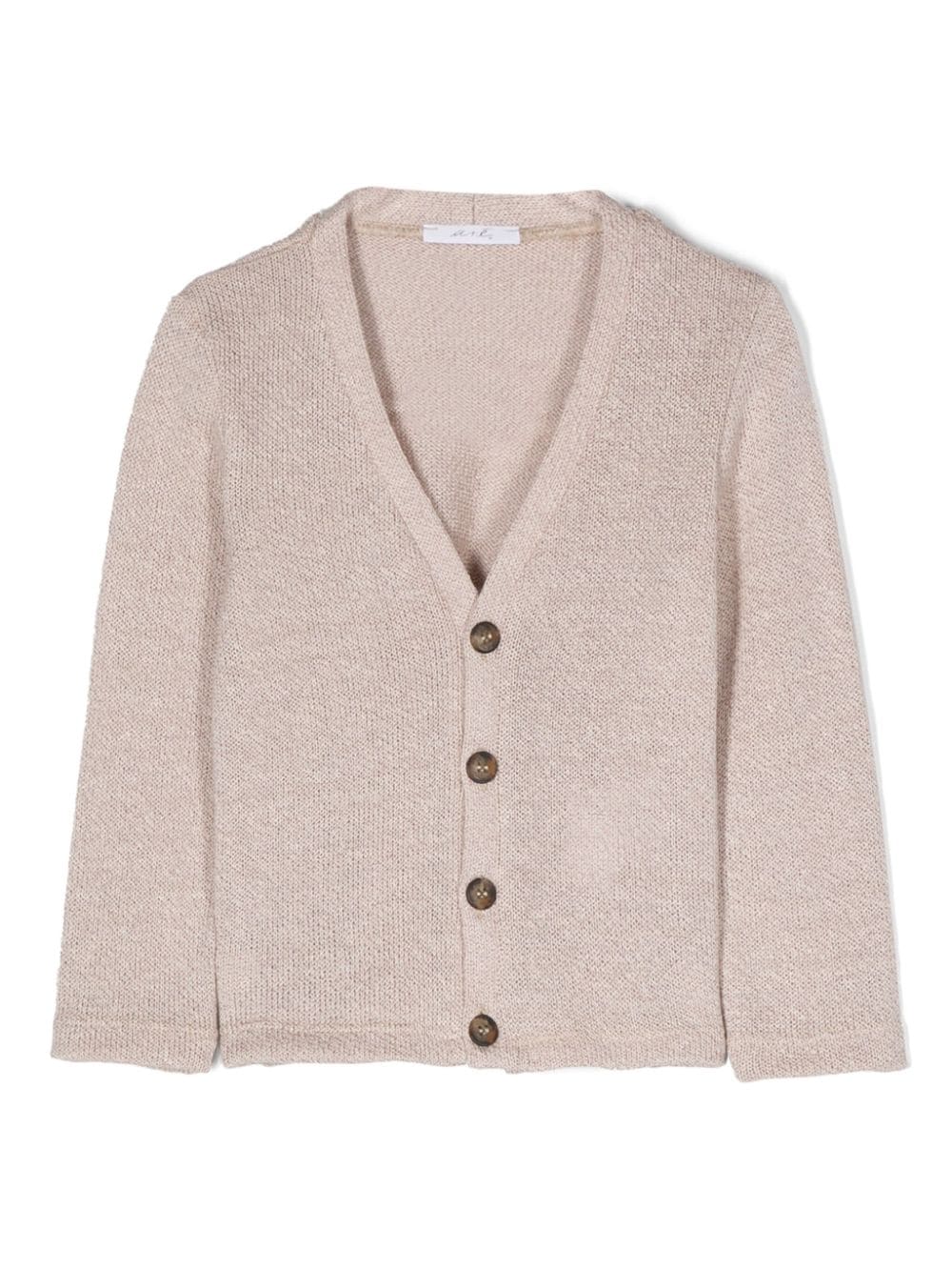 Miss Grant Kids Cardigan mit V-Ausschnitt - Nude von Miss Grant Kids