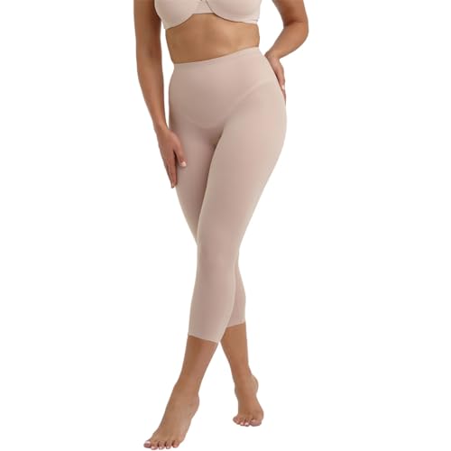 Miss Perfect TC Shapewear Damen - Adjust Perfect Capri Pantyliner (S-XXL), Farbe:Haut (SK), Größe:M von Miss Perfect