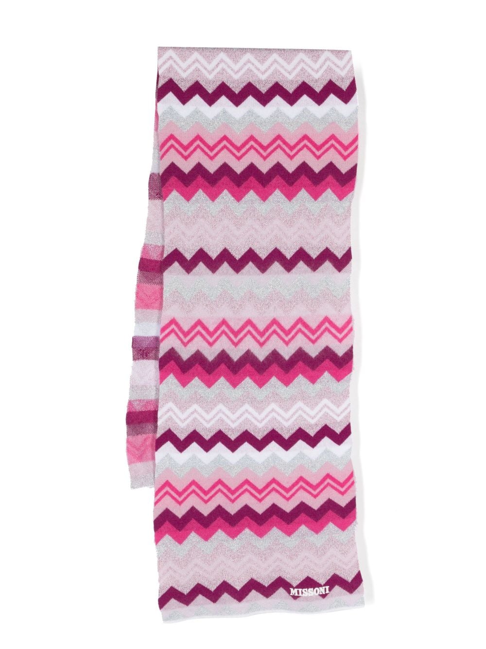 Missoni Kids Schal mit Zickzackmuster - Rosa von Missoni Kids