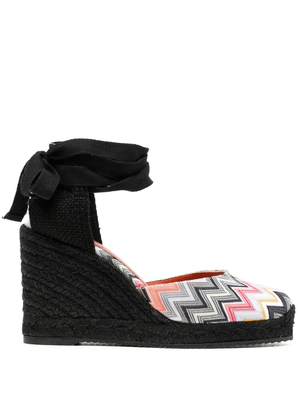 Missoni Espadrilles mit Zickzackmuster 100mm - Schwarz von Missoni