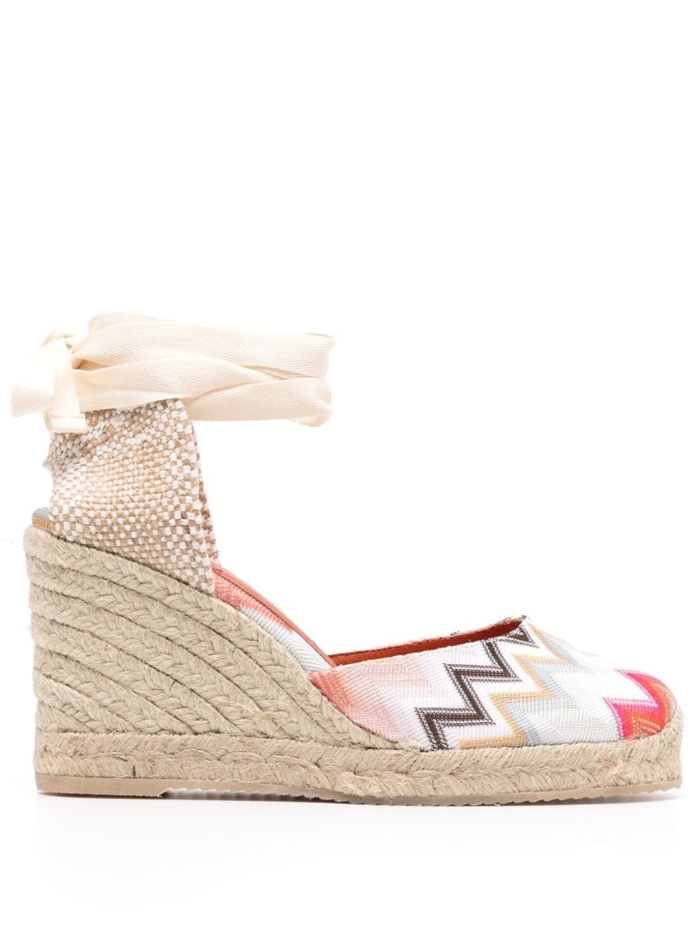 Missoni Espadrilles mit Zickzackmuster 90mm - Nude von Missoni