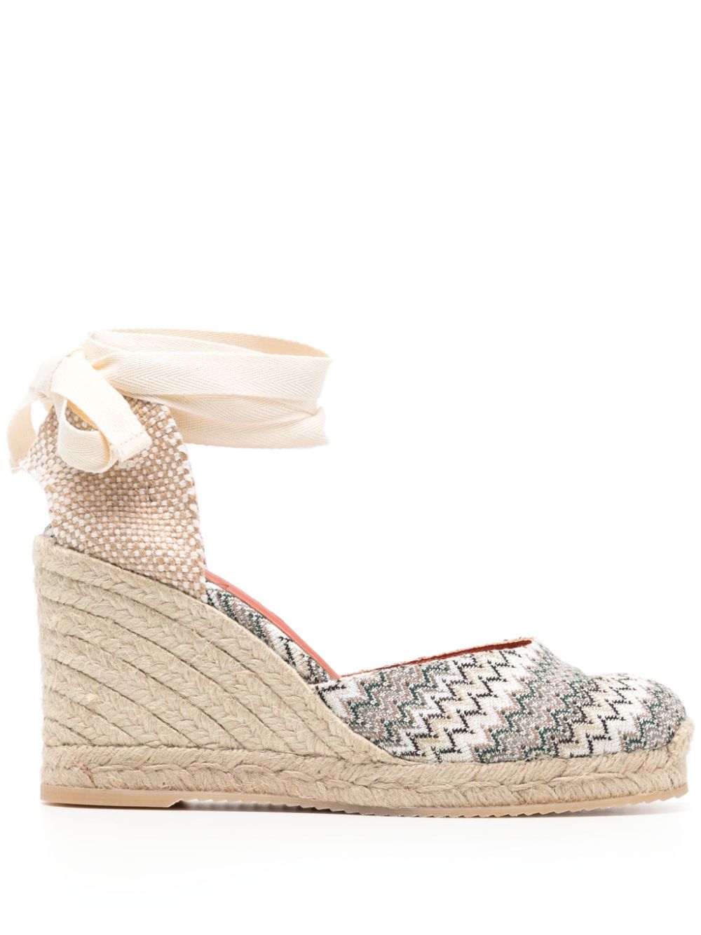 Missoni Espadrilles mit Zickzackmuster 90mm - Nude von Missoni