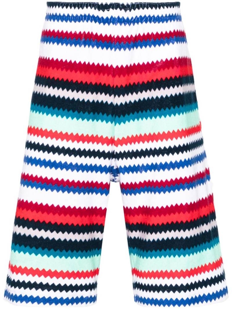 Missoni Joggingshorts mit Zickzackmuster - Rot von Missoni