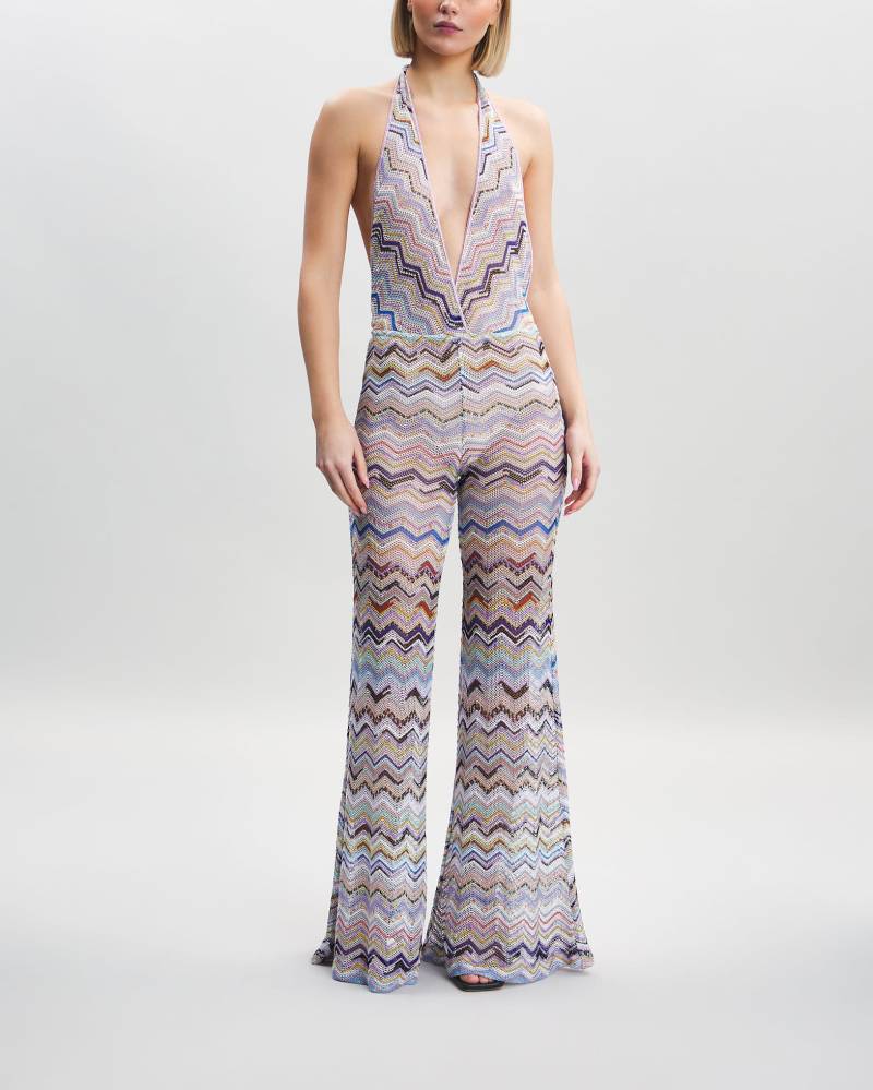 Missoni Jumpsuit Long V-Neck Blå von Missoni