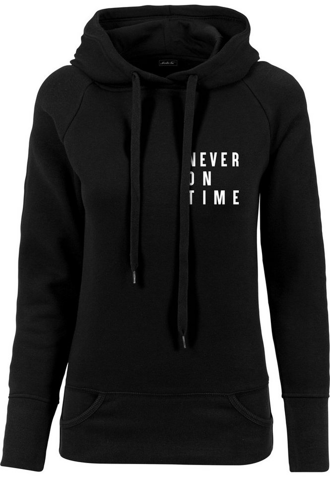 MisterTee Kapuzenpullover Herren Ladies Never On Time Hoody (1-tlg) von MisterTee