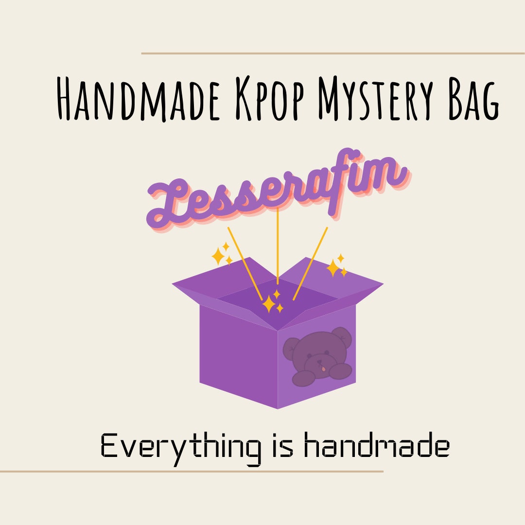 Lesserafim Le Sserafim Kpop Handgemachte Mystery Tasche Blind Box| Wählen Sie Ihr Schrägband von MitsuKuma